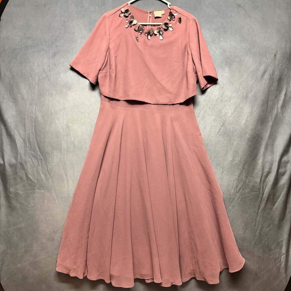 ASOS Women Dresses Maxi 2 Pink Polyester
